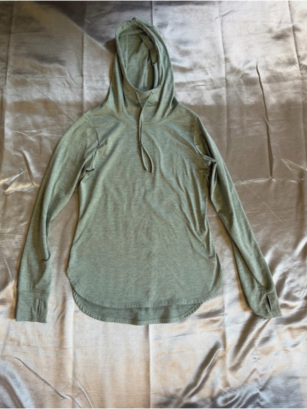 Reebok Light Olive Hooded Pullover - Picture 1 of 3